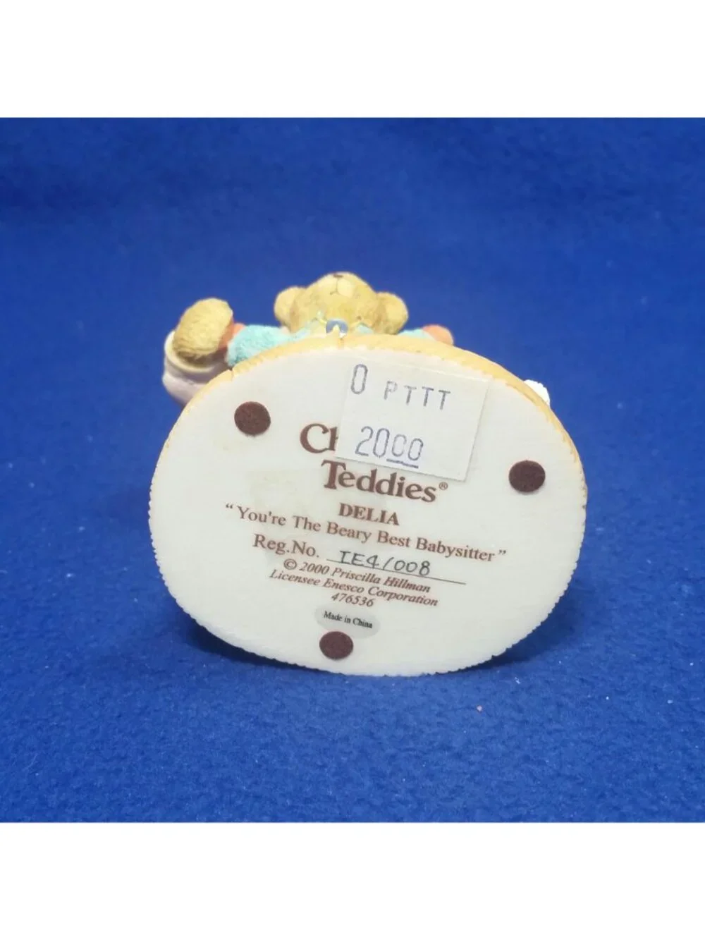 Cherished Teddies Delia You're The Beary Best Babysitter Figurine Enesco 476536